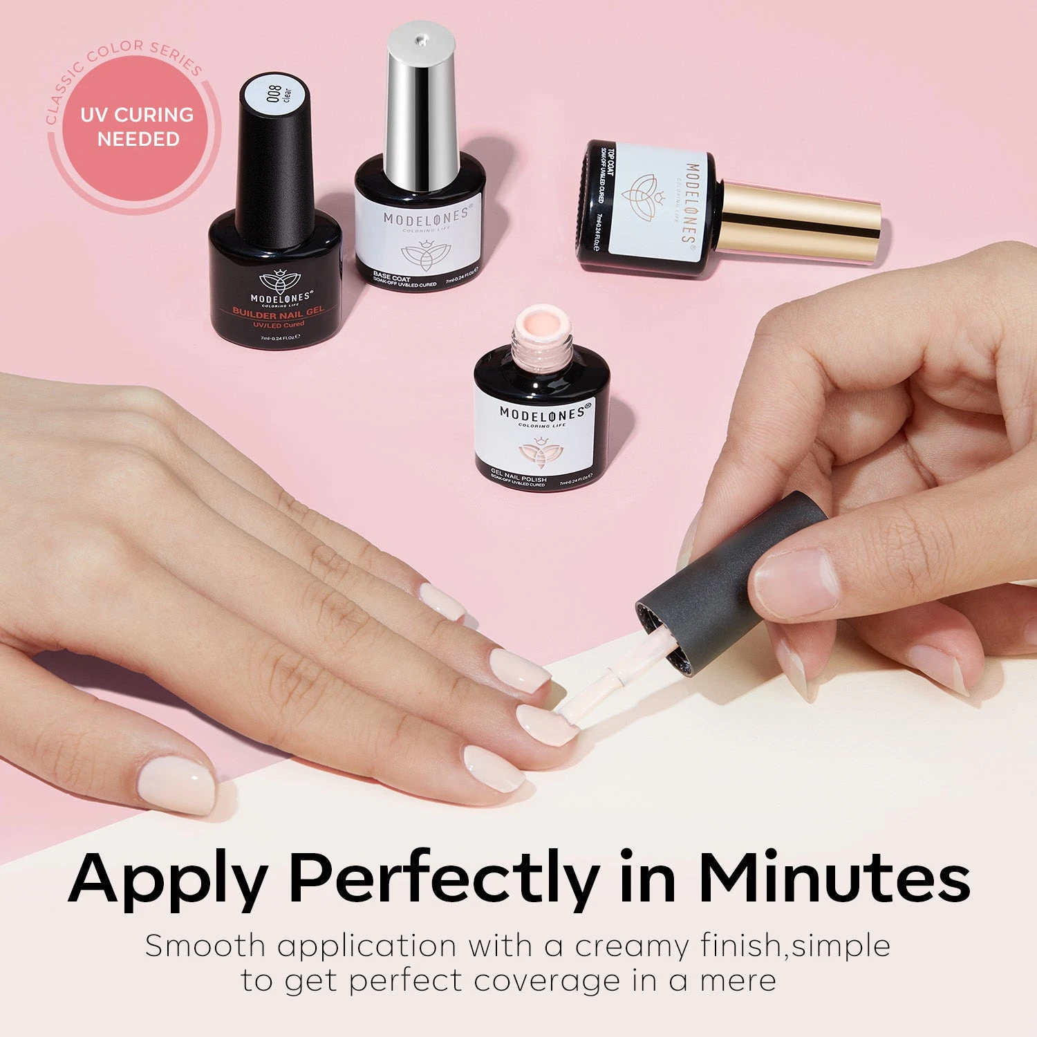 Hot Stuff - 9Pcs 6 Colors Gel Nail Polish Kit 10 Hot Stuff - 9Pcs 6 Colors Gel Nail Polish Kit - Image 8