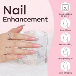 Nude Pink - 6Pcs 8-in-1 Builder Nail Gel Set 7ml 15 Nude Pink - 6Pcs 8-in-1 Builder Nail Gel Set 7ml -Mary Jully Nail Shop Modelones builder nail gel B117050002A 6