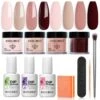 Classic Nude - 11Pcs Dipping Powder All-In-One Kit -Mary Jully Nail Shop Modelones dip powder kit B102020173A 1