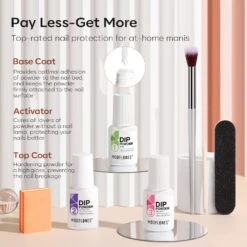 Classic Nude - 11Pcs Dipping Powder All-In-One Kit -Mary Jully Nail Shop Modelones dip powder kit B102020173A 5