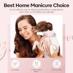 Glittery Black - 20Pcs 6 Colors Gel Nail Polish Kit With 6W Nail Lamp【US ONLY】 -Mary Jully Nail Shop Modelones gel polish kit B101030064A 8