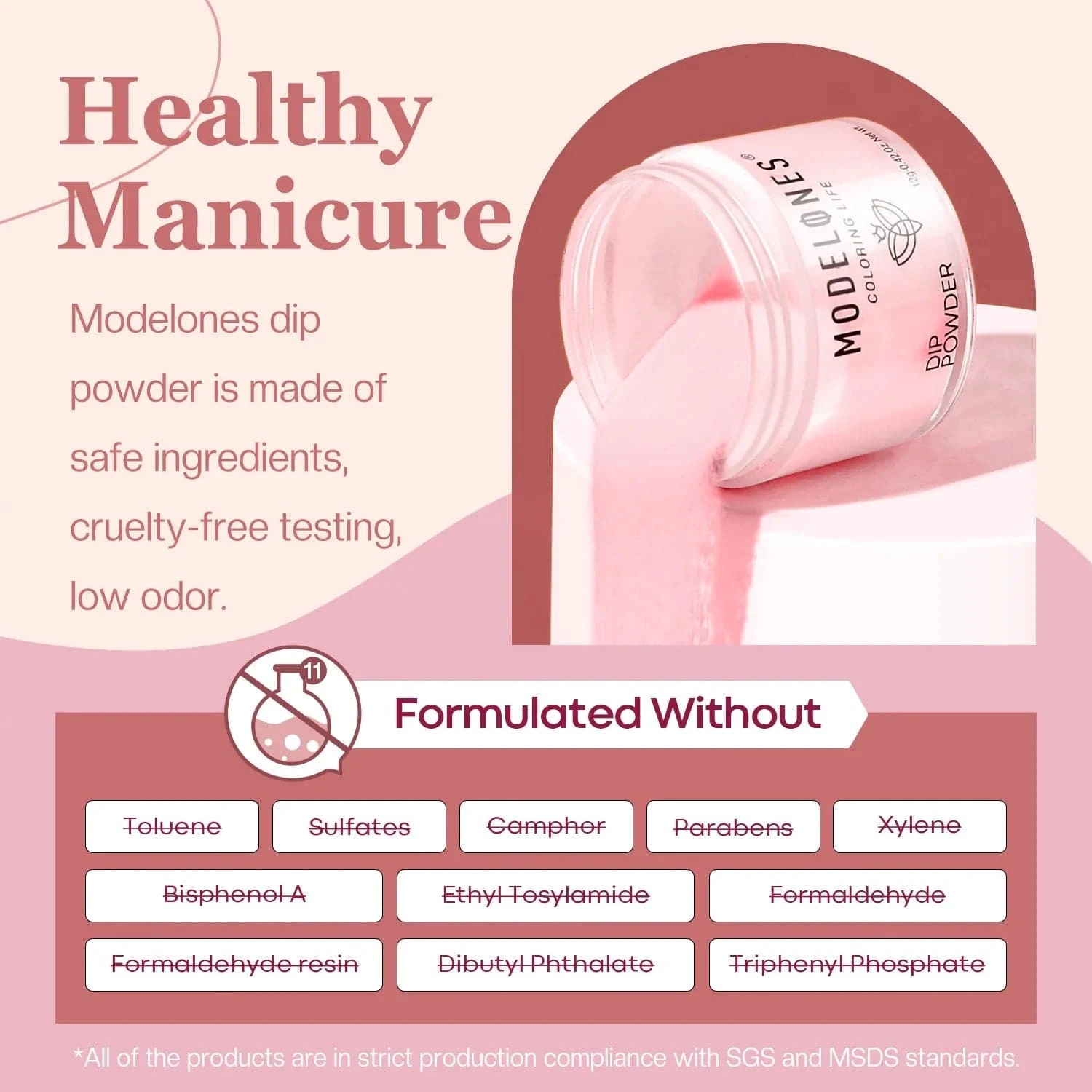 Artless Blushing - 10Pcs Dipping Powder All-In-One Kit 11 Artless Blushing - 10Pcs Dipping Powder All-In-One Kit - Image 9