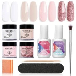 Artless Blushing - 10Pcs Dipping Powder All-In-One Kit
