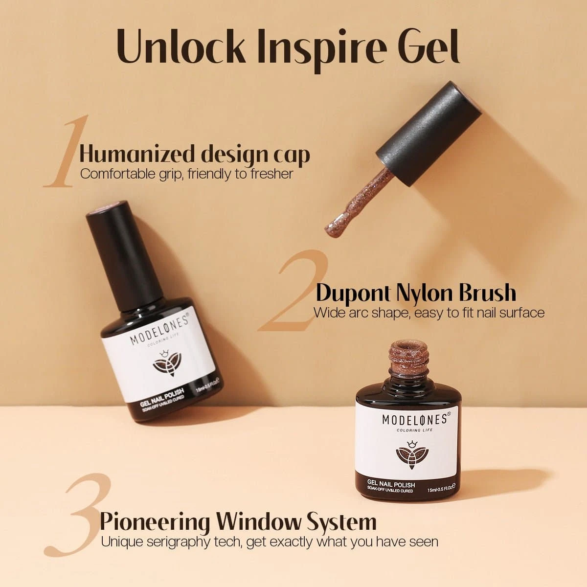 Beyond Limited - Modelones Gel Nail Polish Inspire Gel 15ml 7 Beyond Limited - Modelones Gel Nail Polish Inspire Gel 15ml - Image 5