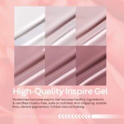 Blushing Pink - 6Pcs Inspire Gel Set 7ml【US ONLY】 -Mary Jully Nail Shop blushing pink 6pcs inspire gel set 10mlus only 313524