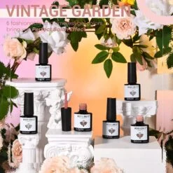 Blushing Pink - 6Pcs Inspire Gel Set 7ml【US ONLY】 -Mary Jully Nail Shop blushing pink 6pcs inspire gel set 10mlus only 674821