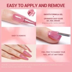 Blushing Pink - 6Pcs Inspire Gel Set 7ml【US ONLY】 -Mary Jully Nail Shop blushing pink 6pcs inspire gel set 10mlus only 957046