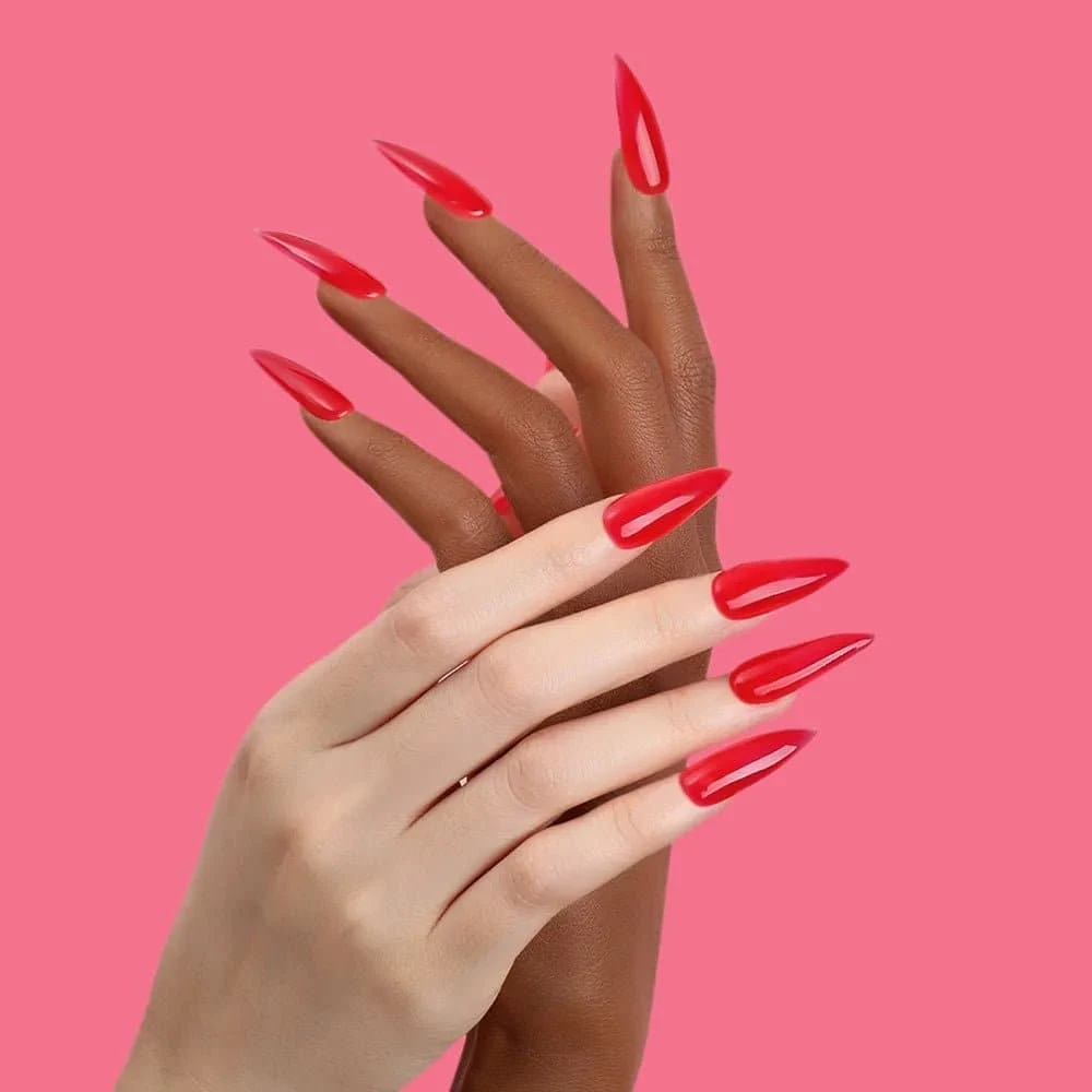 Bright Red - Poly Nail Gel (15g) 4 Bright Red - Poly Nail Gel (15g) - Image 2