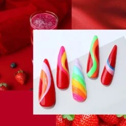 Bright Red - Poly Nail Gel (15g) 10 Bright Red - Poly Nail Gel (15g) -Mary Jully Nail Shop bright red poly nail gel 15g 975230