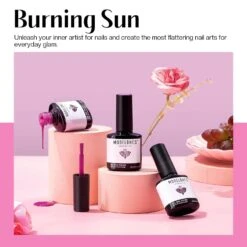 Burning Sun - Modelones Gel Nail Polish Inspire Gel 15ml -Mary Jully Nail Shop burning sun inspire gel 15ml 653821