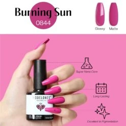 Burning Sun - Modelones Gel Nail Polish Inspire Gel 15ml -Mary Jully Nail Shop burning sun inspire gel 15ml 936427