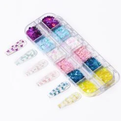 Butterfly Effect - Nail Art Glitter Kit -Mary Jully Nail Shop butterfly effect nail art glitter kit 688025