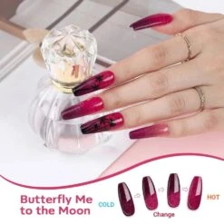 Butterfly Me To The Moon - Thermal Dipping Powder (0.42 Oz) -Mary Jully Nail Shop butterfly me to the moon thermal dipping powder 042 oz 757780