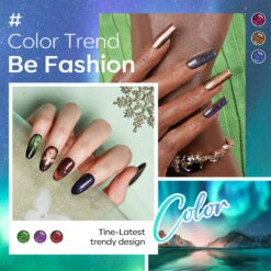 Celestial Shimmer - 6 Shades Cat Eye Gel Nail Polish Set -Mary Jully Nail Shop cateyegelnailpolish04