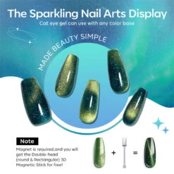 Celestial Shimmer - 6 Shades Cat Eye Gel Nail Polish Set -Mary Jully Nail Shop cateyegelnailpolish07