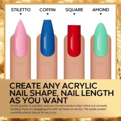 Classic Solid Color - 24Pcs Acrylic Powder Set【US ONLY】 -Mary Jully Nail Shop classic solid color 24pcs acrylic powder setus only 459454