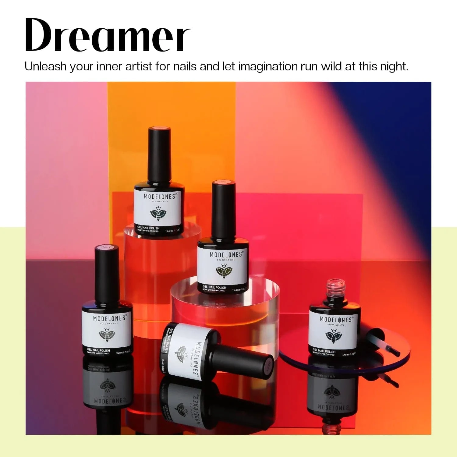 Cloud Nine - Modelones Gel Nail Polish Inspire Gel 15ml 8 Cloud Nine - Modelones Gel Nail Polish Inspire Gel 15ml - Image 6