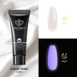 Luminous Witch - 4 Colors Poly Nail Gel Kit -Mary Jully Nail Shop cobalt violet luminous poly nail gel 15g 197490