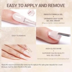 Creamy Nudes - 6Pcs Inspire Gel Set 7ml【US ONLY】 -Mary Jully Nail Shop creamy nudes 6pcs inspire gel set 7mlus only 393193
