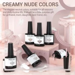 Creamy Nudes - 6Pcs Inspire Gel Set 7ml【US ONLY】 -Mary Jully Nail Shop creamy nudes 6pcs inspire gel set 7mlus only 671803