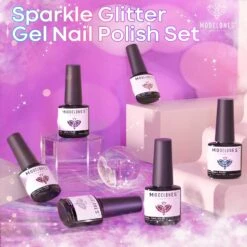 Diamond - 6 Shades Inspire Gel Set 10ml【US ONLY】 -Mary Jully Nail Shop diamond 6pcs inspire gel set 10mlus only 784915