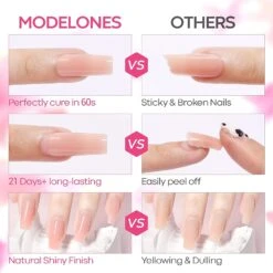 Flash Bright - 6 Colors Poly Nail Gel Kit -Mary Jully Nail Shop flash bright 22pcs poly nail gel kit us only 661621