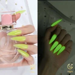 Fluorescent Green - Luminous Poly Nail Gel (15g) 9 Fluorescent Green - Luminous Poly Nail Gel (15g) -Mary Jully Nail Shop fluorescent green poly nail gel 15g 928758
