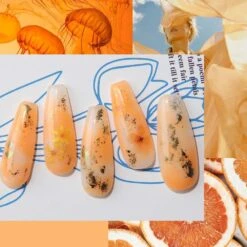 Fluorescent Orange - Luminous Poly Nail Gel (15g) 10 Fluorescent Orange - Luminous Poly Nail Gel (15g) -Mary Jully Nail Shop fluorescent orange poly nail gel 15g 980200