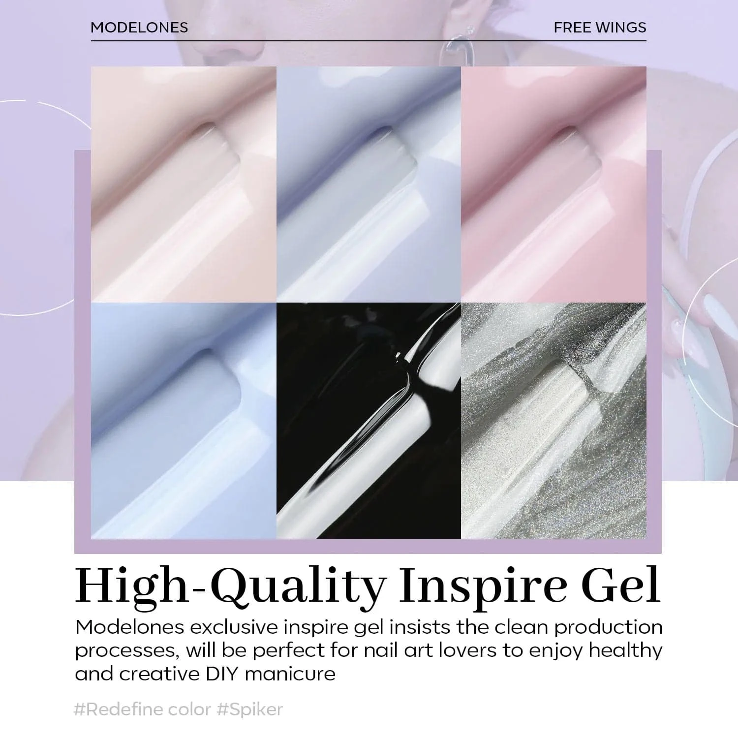 Free Wings - 6 Shades Gel Nail Polish Set【US ONLY】 5 Free Wings - 6 Shades Gel Nail Polish Set【US ONLY】 - Image 3