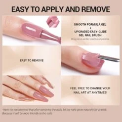 Gentle Nude - 36Pcs 12 Colors Nail Gel Polish Kit 【US ONLY】 -Mary Jully Nail Shop gentle nude 12 colors nail gel polish kit us only 881178