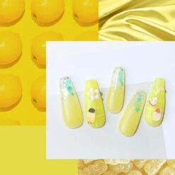 Glassy Yellow - Poly Nail Gel (15g) -Mary Jully Nail Shop glassy yellow poly nail gel 15g 736761