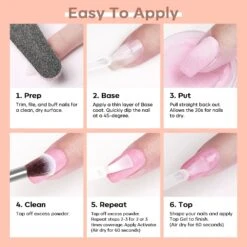 Half A Makeup Beauty - Dipping Powder (0.42 Oz) -Mary Jully Nail Shop half a makeup beauty dipping powder 042 oz 985083