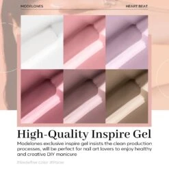 Heart Beat - 6 Shades Gel Nail Polish Set【US ONLY】 12 Heart Beat - 6 Shades Gel Nail Polish Set【US ONLY】 -Mary Jully Nail Shop heart beat 6 shades gel nail polish set 313678