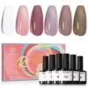 Heart Beat - 6 Shades Gel Nail Polish Set【US ONLY】 -Mary Jully Nail Shop heart beat 6 shades gel nail polish set 411804