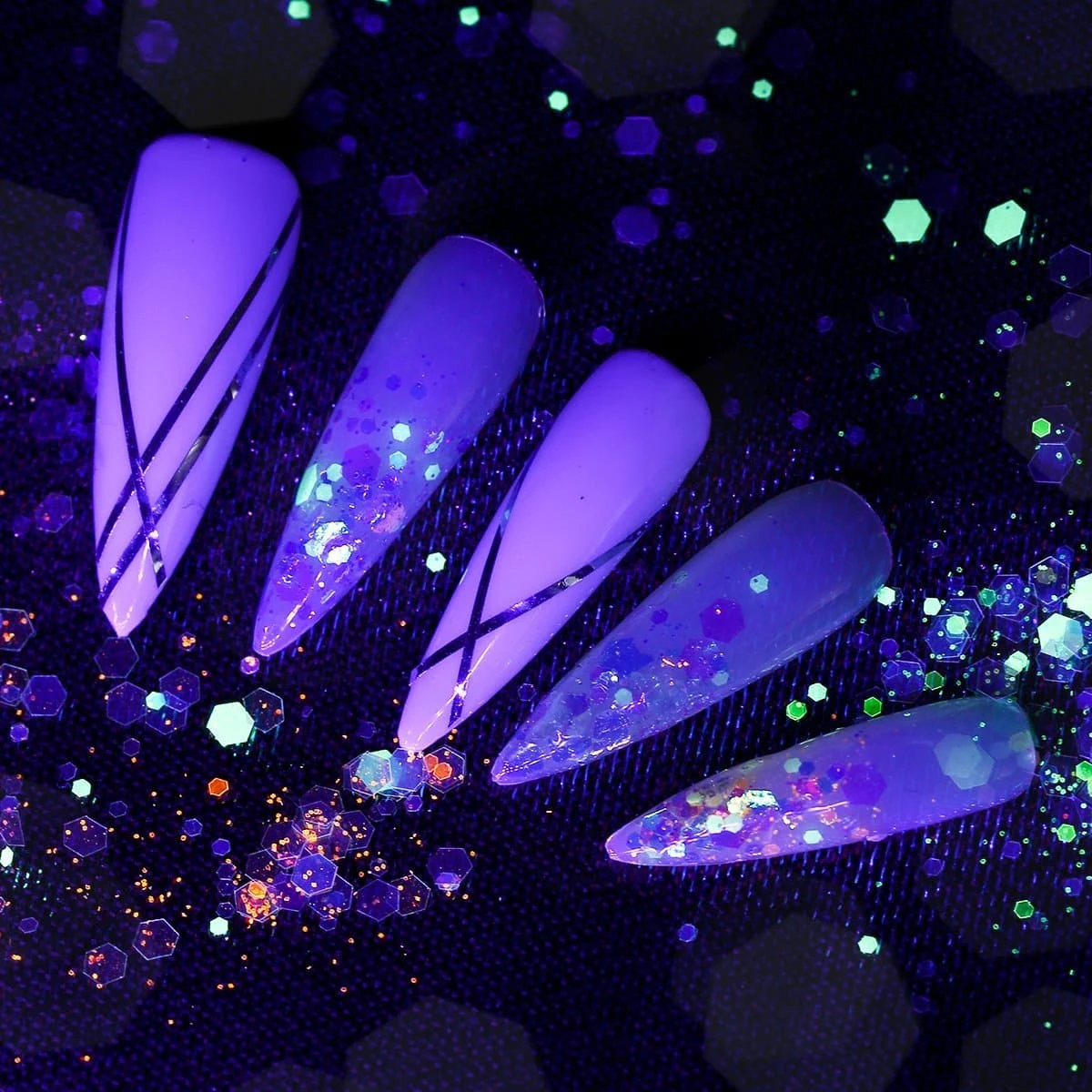 Enchanted Night - 4 Colors Poly Nail Gel Kit 4 Enchanted Night - 4 Colors Poly Nail Gel Kit - Image 2