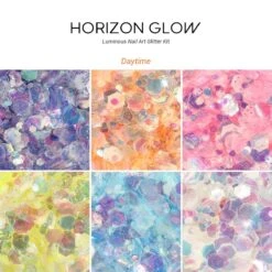 Horizon Glow - Luminous Nail Art Glitter Kit -Mary Jully Nail Shop horizon glow luminous nail art glitter kit 480227
