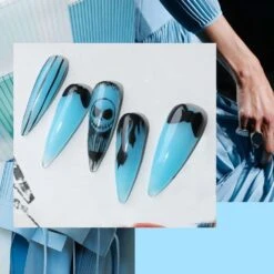 Ice Blue - Luminous Poly Nail Gel (15g) -Mary Jully Nail Shop ice blue luminous poly nail gel 15g 267344