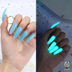 Ice Blue - Luminous Poly Nail Gel (15g) -Mary Jully Nail Shop ice blue luminous poly nail gel 15g 660037