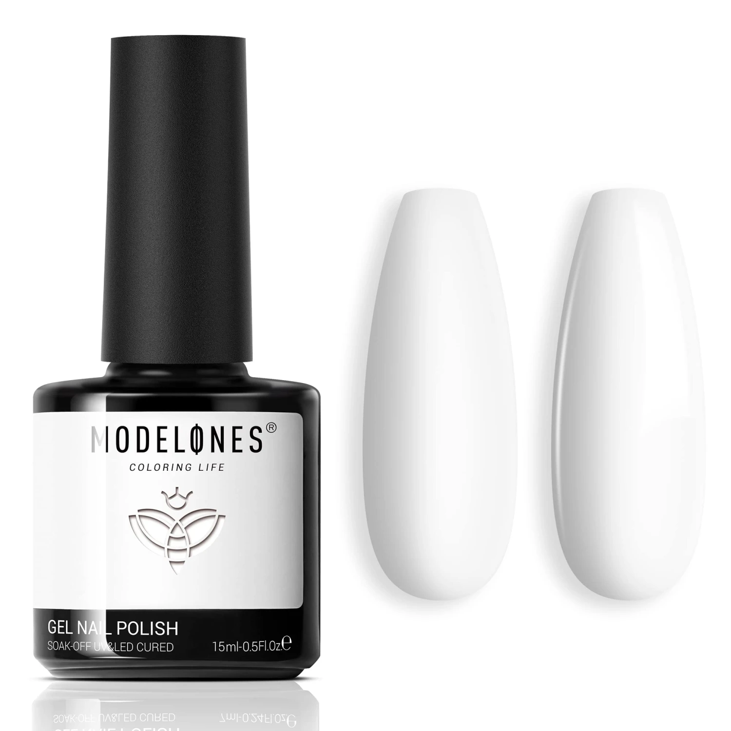 The White - Modelones Gel Nail Polish Inspire Gel 15ml 3 The White - Modelones Gel Nail Polish Inspire Gel 15ml