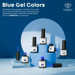 Sapphire - 6 Shades Gel Nail Polish Set【US/AU/CA ONLY】 -Mary Jully Nail Shop image 2 8032f23d 3880 4185 8756 b5e584f6fecf