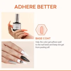 Base Coat 15ml -Mary Jully Nail Shop image 2 be12c725 03c9 491c 9796 4b911c1d3308 1