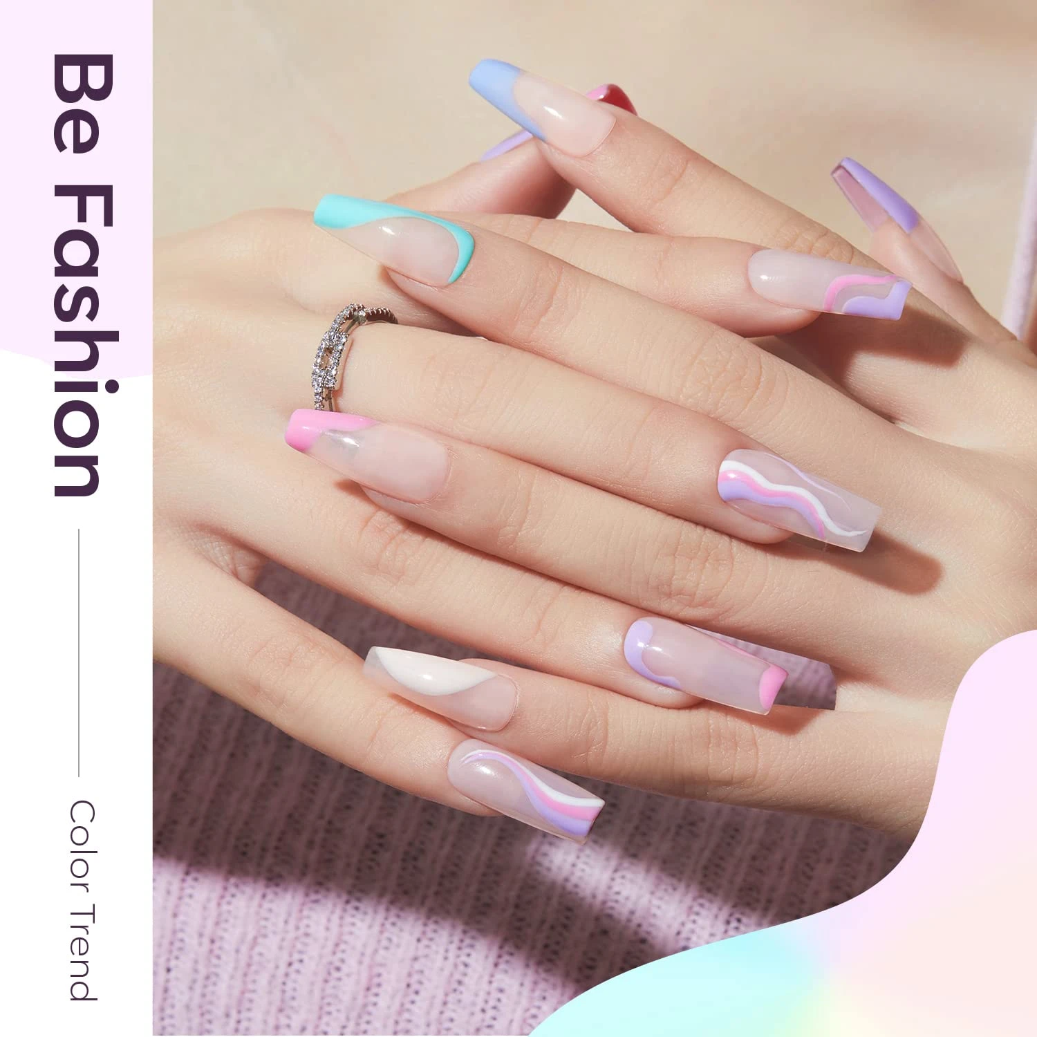 Buzzy Pastel - 6 Shades Gel Nail Polish Kit【US/AU/EU ONLY】 4 Buzzy Pastel - 6 Shades Gel Nail Polish Kit【US/AU/EU ONLY】 - Image 2