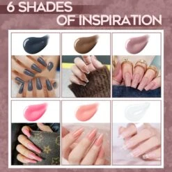 Flash Bright - 6 Colors Poly Nail Gel Kit -Mary Jully Nail Shop image 3 1435aad8 b06f 4151 ba19 d7b48d7bb35e