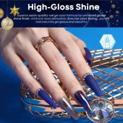 Sapphire - 6 Shades Gel Nail Polish Set【US/AU/CA ONLY】 -Mary Jully Nail Shop image 5 f5229fa4 90da 4822 a6bf daa3bb45986a