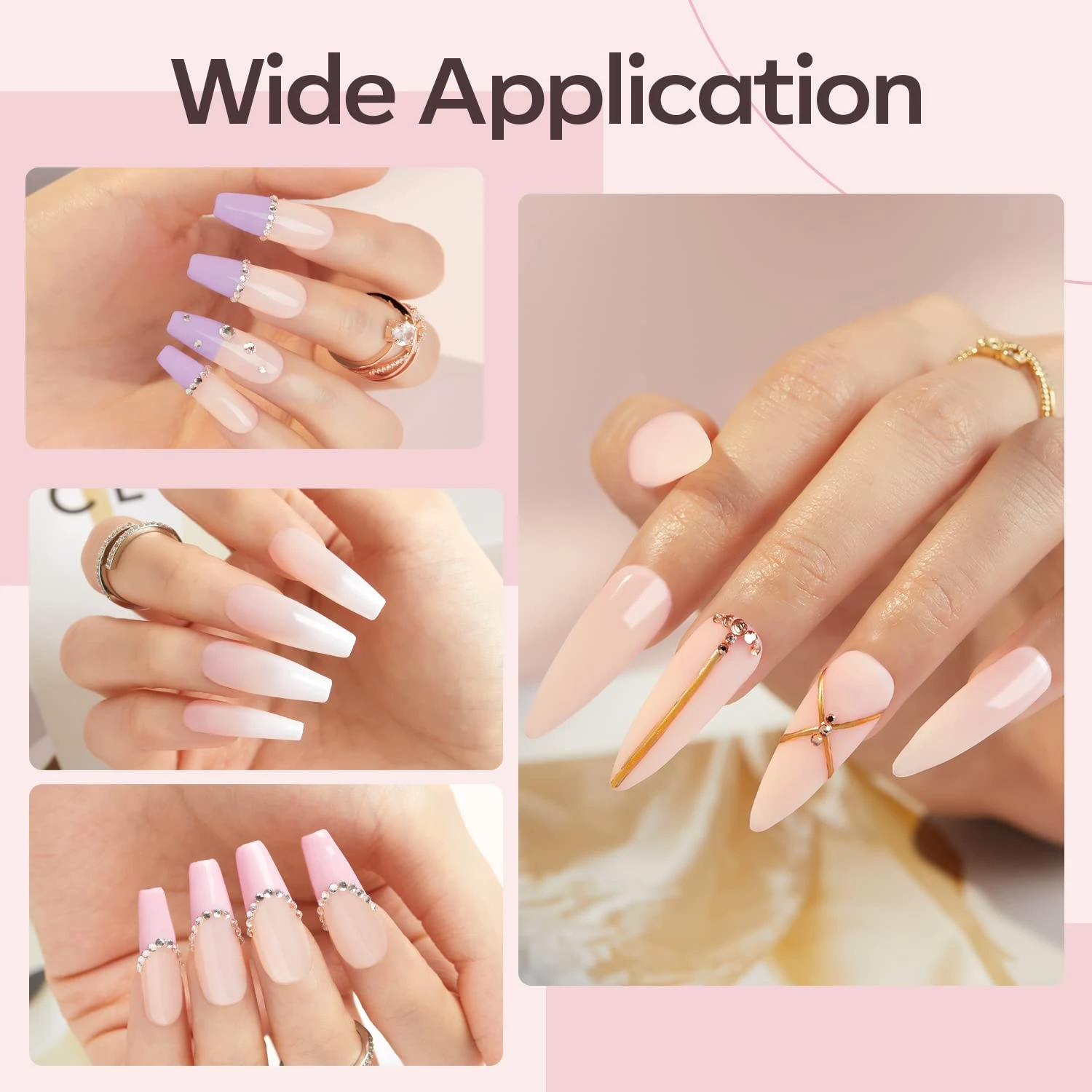 8-In-1 Nude Pink Builder Nail Gel 15ml 7 8-In-1 Nude Pink Builder Nail Gel 15ml - Image 5