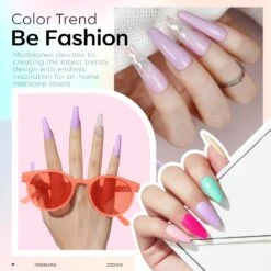 Lavender Spell - Modelones Gel Nail Polish Inspire Gel 15ml -Mary Jully Nail Shop image 6 970b9394 0cb0 4297 90cb 59c5ca5ba199