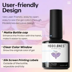 Lavender Spell - Modelones Gel Nail Polish Inspire Gel 15ml -Mary Jully Nail Shop image 8 6339e76c 507e 4eda 803d 9a1d92a771b6