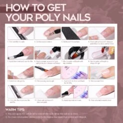 Flash Bright - 6 Colors Poly Nail Gel Kit -Mary Jully Nail Shop image 8 e4889967 f8f0 404f 8842 5effd66e2efb