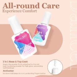 Latte Art - 10Pcs Dipping Powder All-In-One Kit -Mary Jully Nail Shop latte art 10pcs dipping powder all in one kit 680905