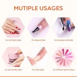 Matte & Shine Top Coat With Base Gel Set - (0.33oz*3)【US/AU/CA ONLY】 -Mary Jully Nail Shop matte shine top coat with base gel set 033oz3 737063